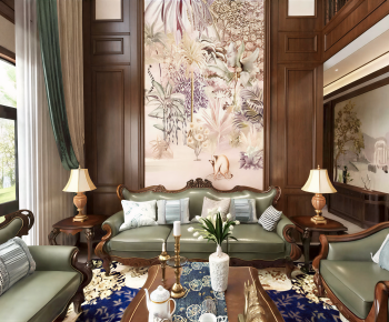 American Style A Living Room-ID:871874095