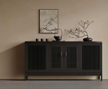 New Chinese Style Entrance Cabinet-ID:208699943