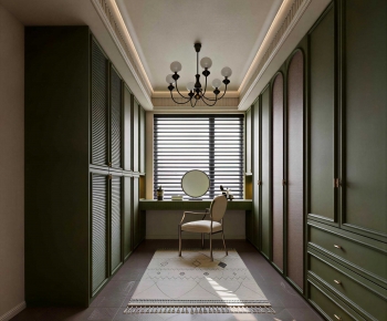 French Style Clothes Storage Area-ID:389649993