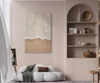 Wabi-sabi Style A Living Room-ID:345314984