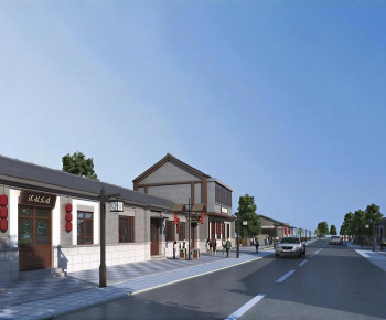Chinese Style Commercial Street-ID:610481026