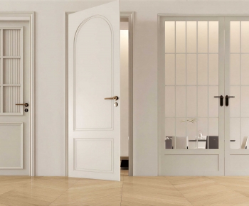 French Style Single Door-ID:980510952