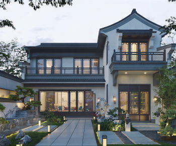 New Chinese Style Courtyard/landscape-ID:198343993