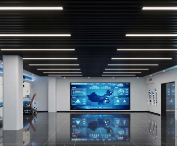 Modern Exhibition Hall-ID:553025017