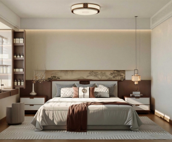 New Chinese Style Bedroom-ID:339751011