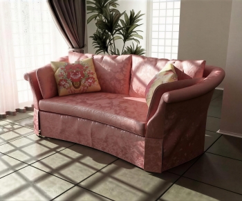 Simple European Style A Sofa For Two-ID:208362103