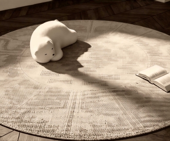 Modern Circular Carpet-ID:460860972