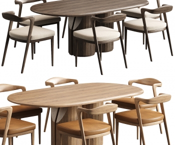 Modern Dining Table And Chairs-ID:539489035