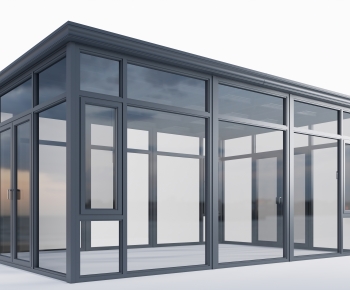 Modern Glass Sunshine Room-ID:238658919