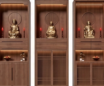 New Chinese Style Buddhist Niche-ID:246462117