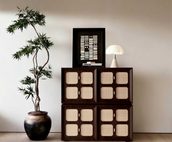 Wabi-sabi Style Side Cabinet-ID:400151014