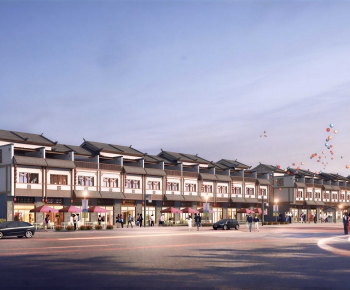 New Chinese Style Commercial Street-ID:777514936