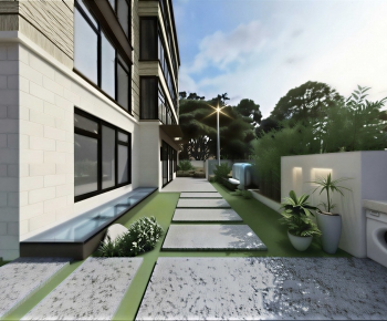 Modern Courtyard/landscape-ID:377012015