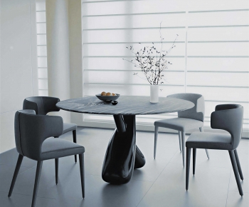 Modern Dining Table And Chairs-ID:420587068