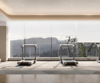 Modern Home Fitness Room-ID:982429989