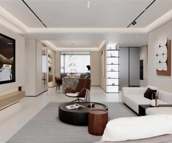 Modern A Living Room-ID:419534921