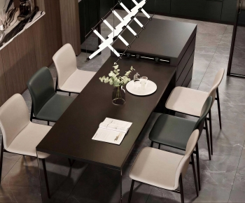 Modern Dining Table And Chairs-ID:622056963