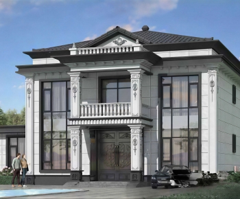 New Chinese Style Detached Villa-ID:181999215