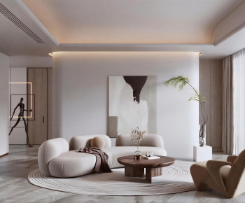 Wabi-sabi Style A Living Room-ID:917196999