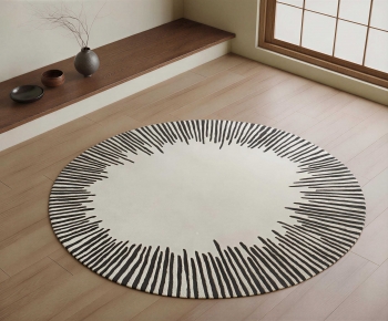Modern Circular Carpet-ID:555361997