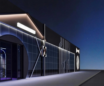 Modern Facade Element-ID:831231122