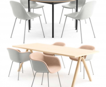 Nordic Style Dining Table And Chairs-ID:438857089