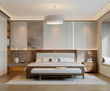 New Chinese Style Bedroom-ID:209852937