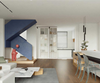 Modern A Living Room-ID:639439119