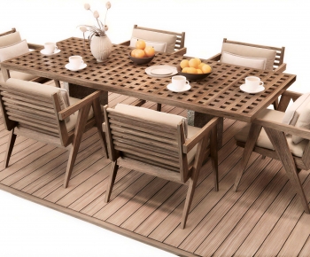 Wabi-sabi Style Outdoor Tables And Chairs-ID:683970932