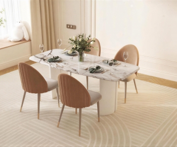 Modern Dining Table And Chairs-ID:544118885