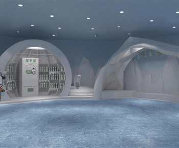 Modern Exhibition Hall-ID:488894941