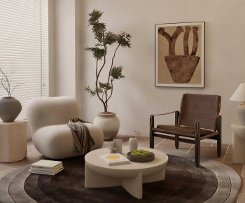 Wabi-sabi Style Sofa Combination-ID:740696913