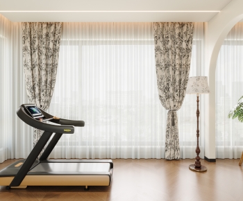 French Style Home Fitness Room-ID:867579038