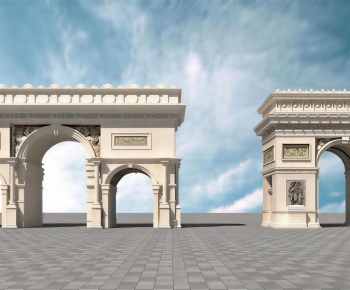 New Classical Style Facade Element-ID:688751941