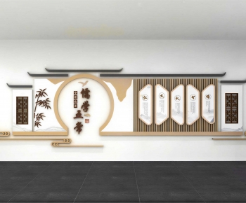 New Chinese Style Culture Wall-ID:774890907
