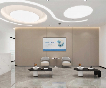 Modern Hospital Hall-ID:817899717