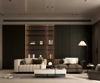 Modern A Living Room-ID:740376956