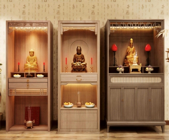 New Chinese Style Buddhist Niche-ID:382033116