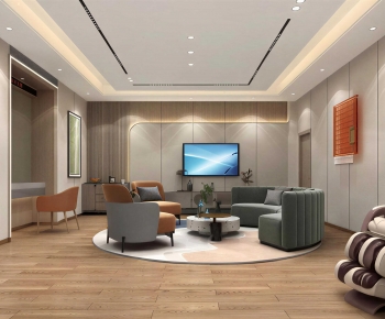 Modern Office Living Room-ID:288233045