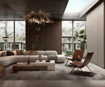 Wabi-sabi Style A Living Room-ID:331238995