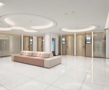 Modern Hospital Hall-ID:464170056