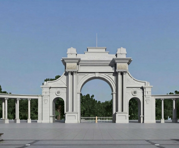 New Classical Style Facade Element-ID:106221917