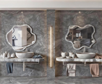 Modern Bathroom Cabinet-ID:418587927
