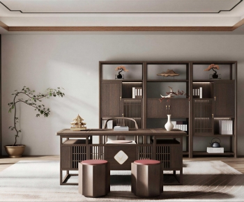 New Chinese Style Study Space-ID:557768112