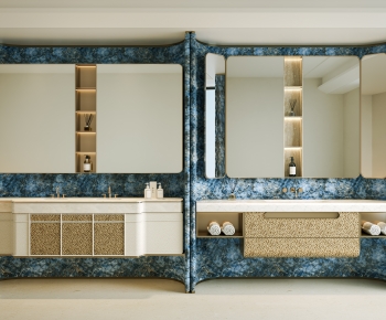Modern Bathroom Cabinet-ID:521893984