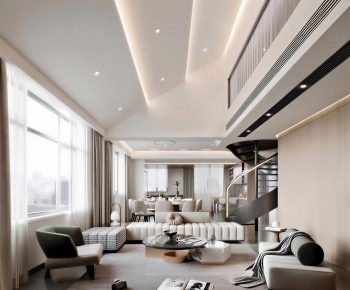 Modern A Living Room-ID:787750967