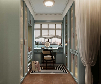 French Style Clothes Storage Area-ID:635884051