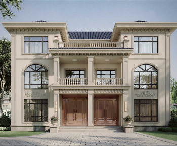 European Style Double Townhouse-ID:205579043