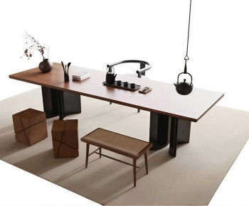 New Chinese Style Tea Tables And Chairs-ID:992141963