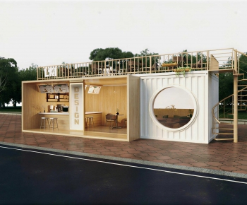 Industrial Style Appearance Of Commercial Building-ID:630914936